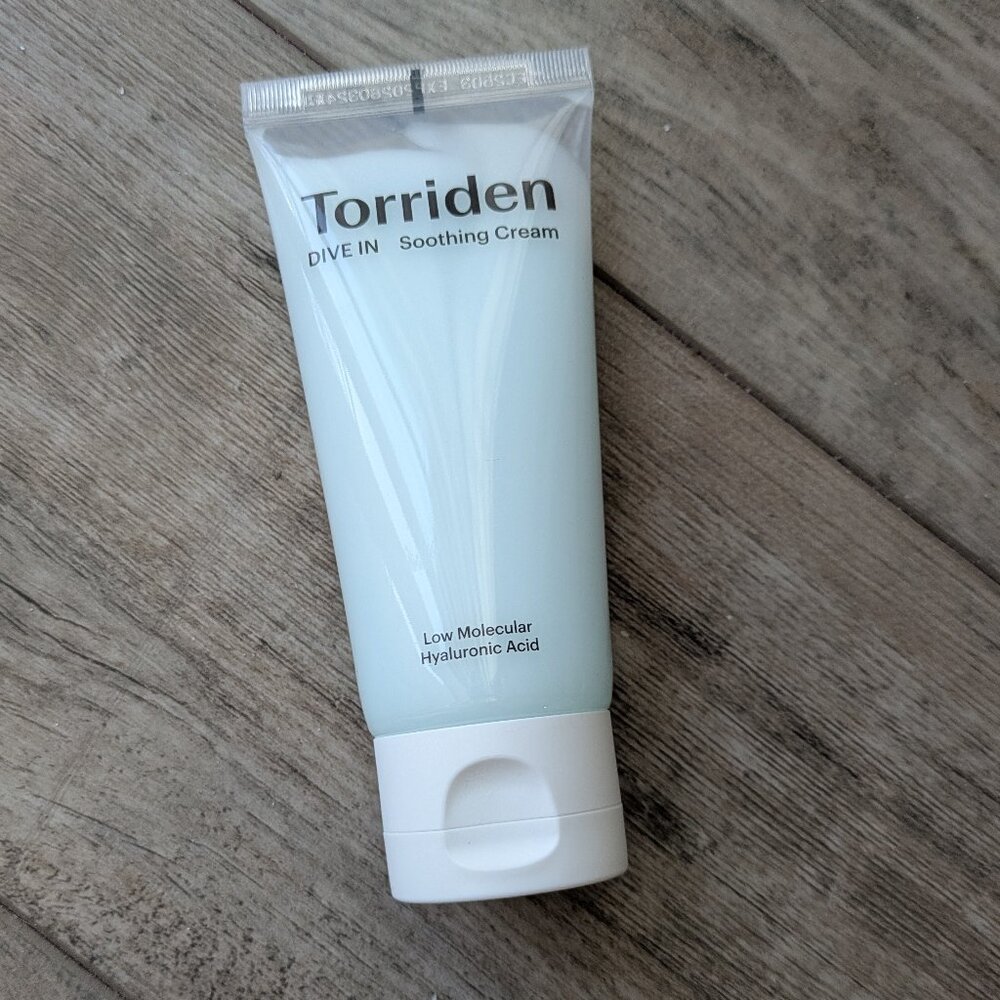 Never Used Torriden DIVE IN 5D Hyaluronic Acid Soothing Cream 100ml tube